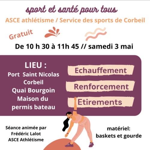 Sport et santé pour tous – le 3 mai 2025