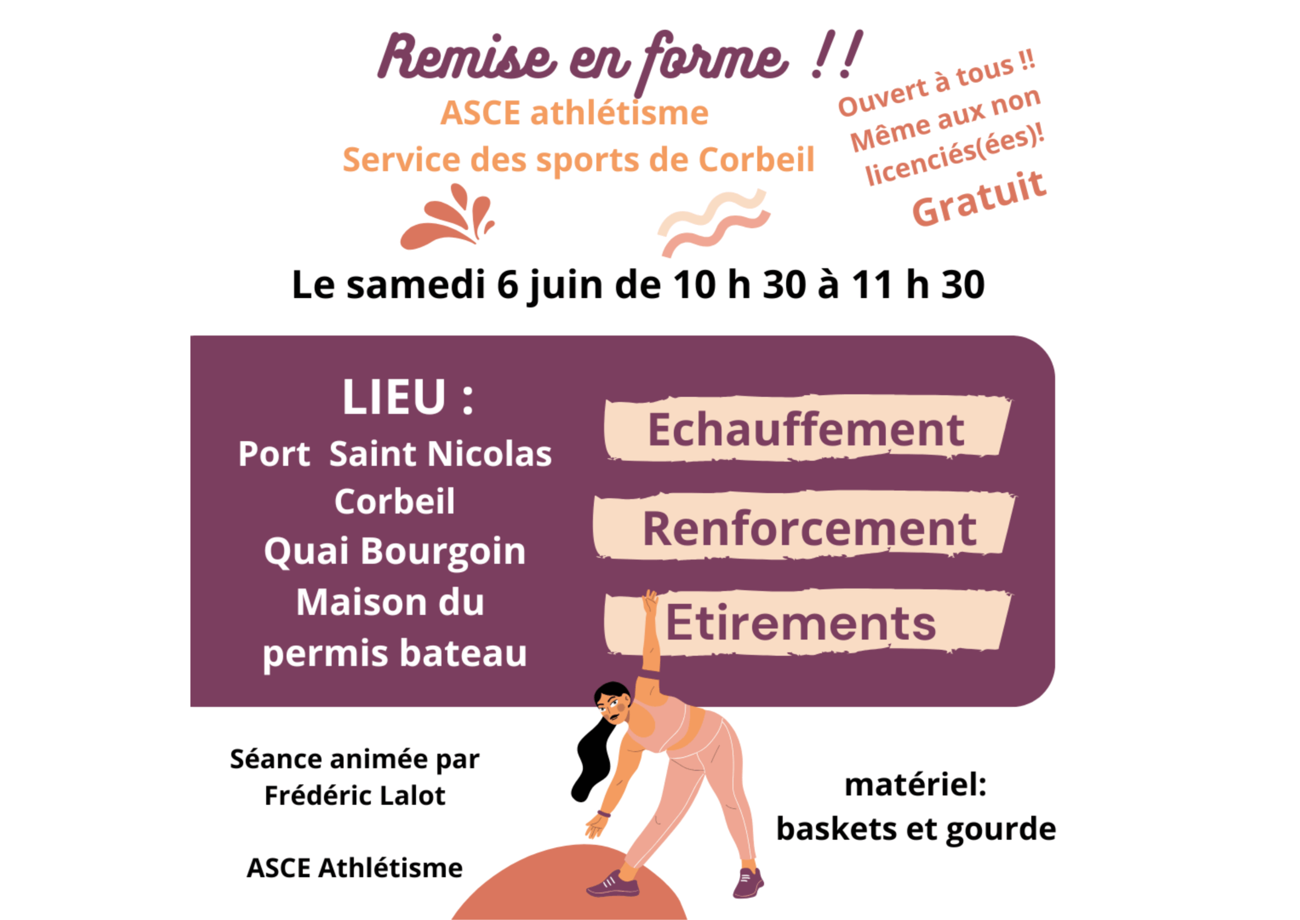 Remise en forme – Le 6 juin 2026